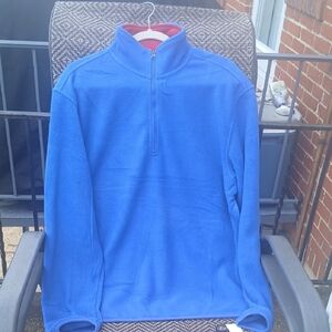 Stone Mountain Accessories Men's Royal Blue Zip-Up Sweater